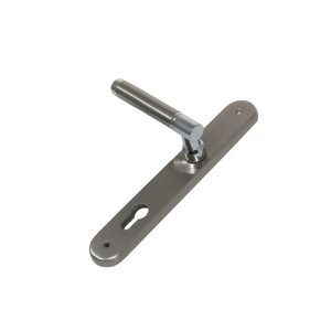 Πόμολο Πλάκα Μονό No4 Ζάμακ Best - Νίκελ Ματ, Αριστερή