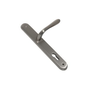 Πόμολο Πλάκα Νίκελ Ματ Μονό No5 Ζάμακ Best