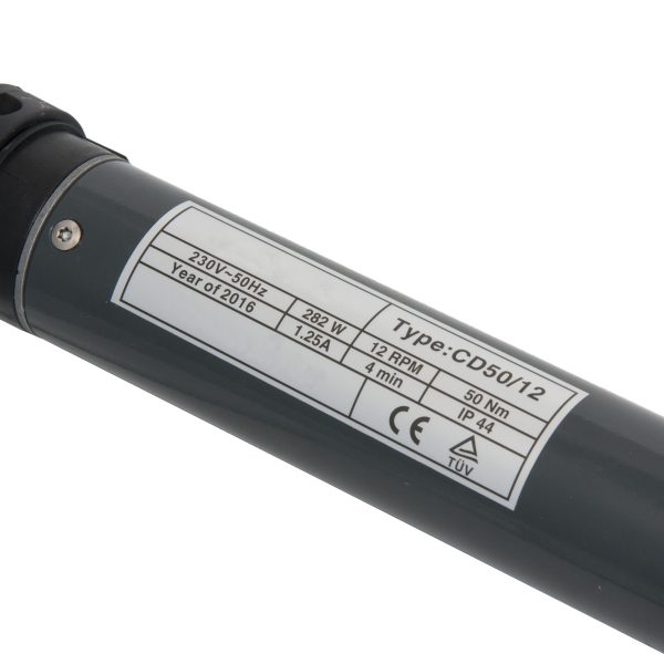Ηλεκτρικό Μοτερ Ρολού Σωληνωτό Απλό Φ60 50Nm - 90kg - Image 3